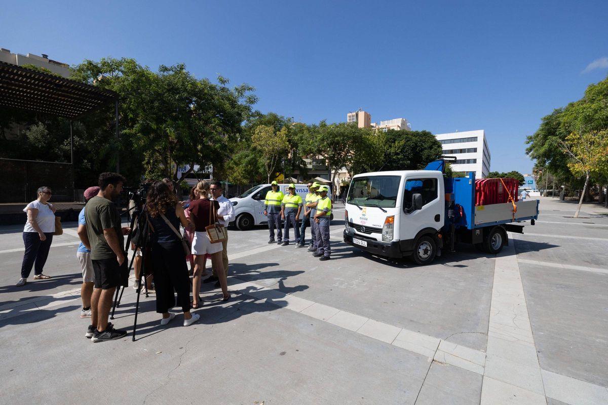 La presentación de la nueva brigada de mantimiento en