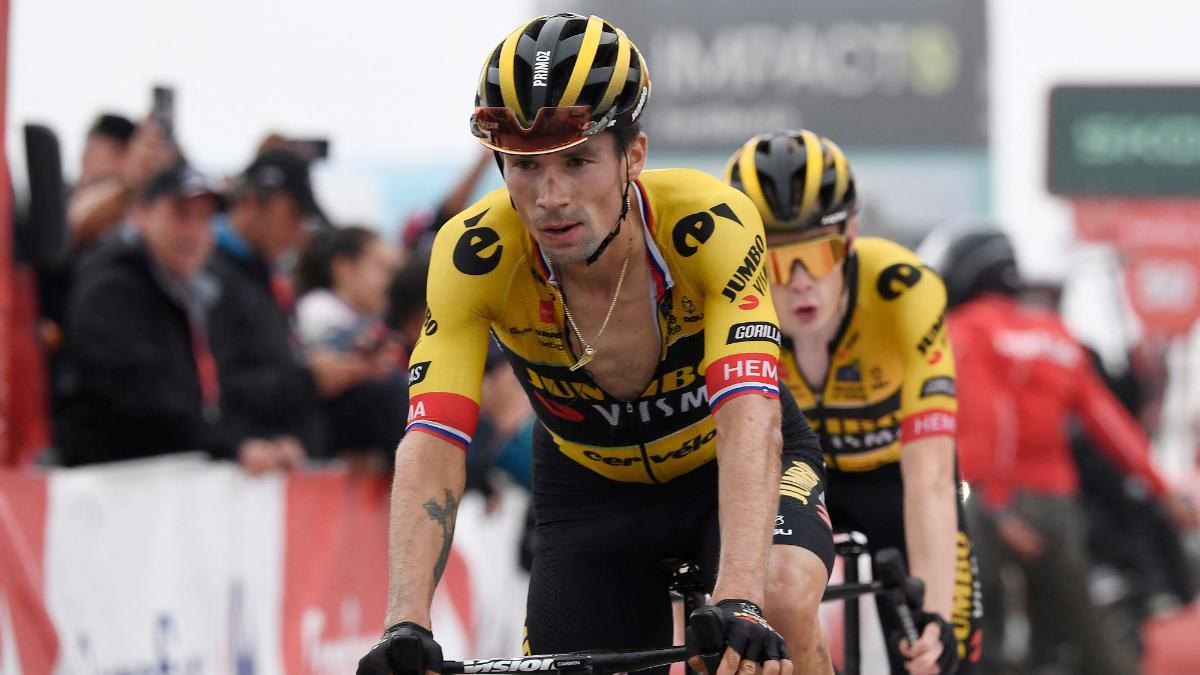 Roglic cruza la meta en primer lugar en la 17ª etapa de la Vuelta