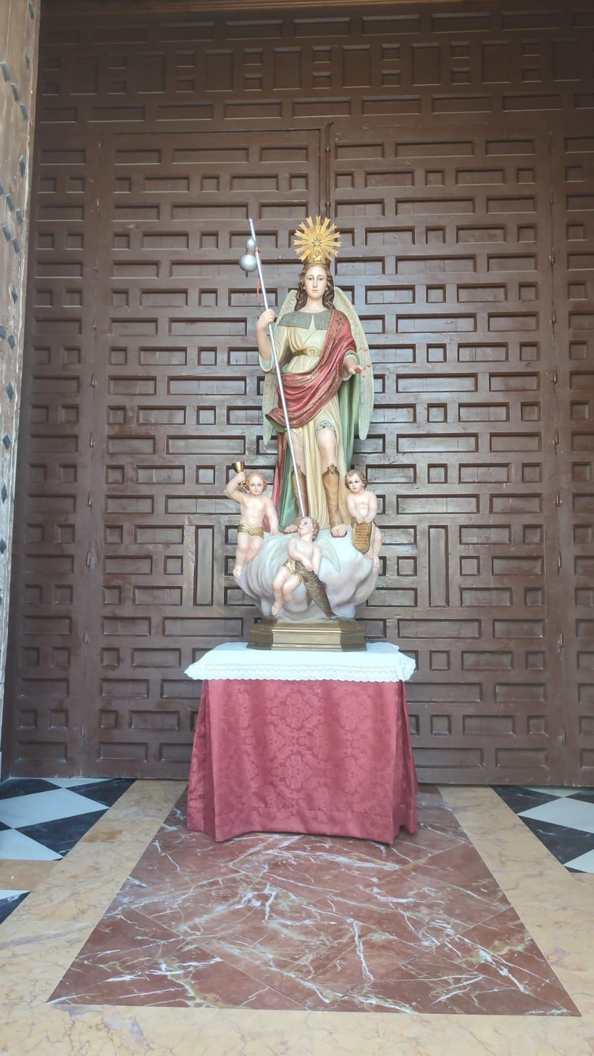 Estado del San Rafael tras la restauración.