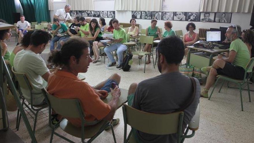 Última reunión de la Assemblea de Docents de Ibiza, a mediados de junio.