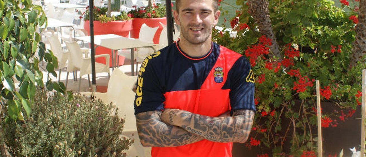 Marko Livaja, en las instalaciones del Pinatar Arena en Murcia, durante la pasada pretempoda.