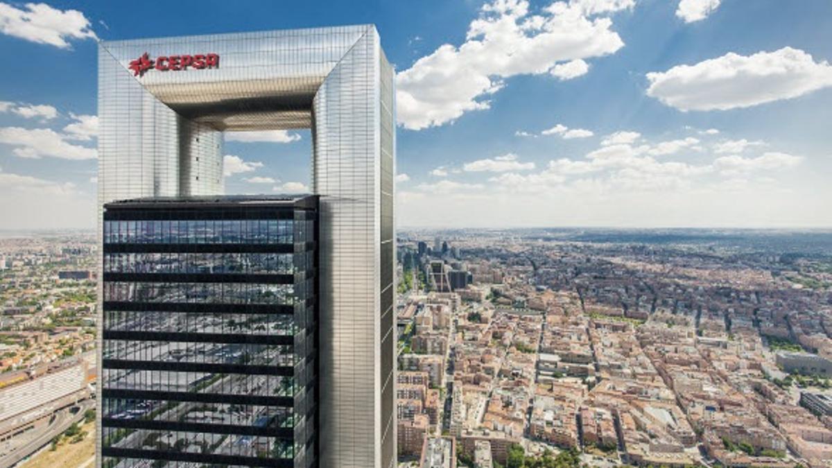 La sede de Cepsa en el corazón financiero de Madrid.