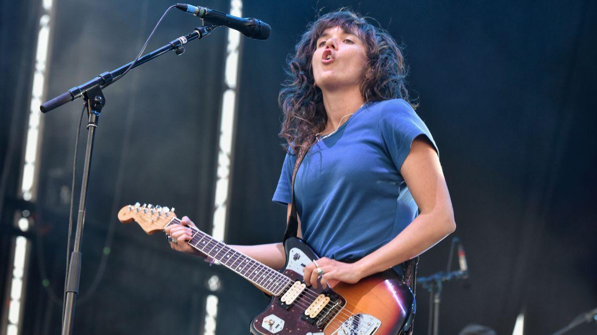 Courtey Barnett, en el Parc del Fòrum, este viernes.