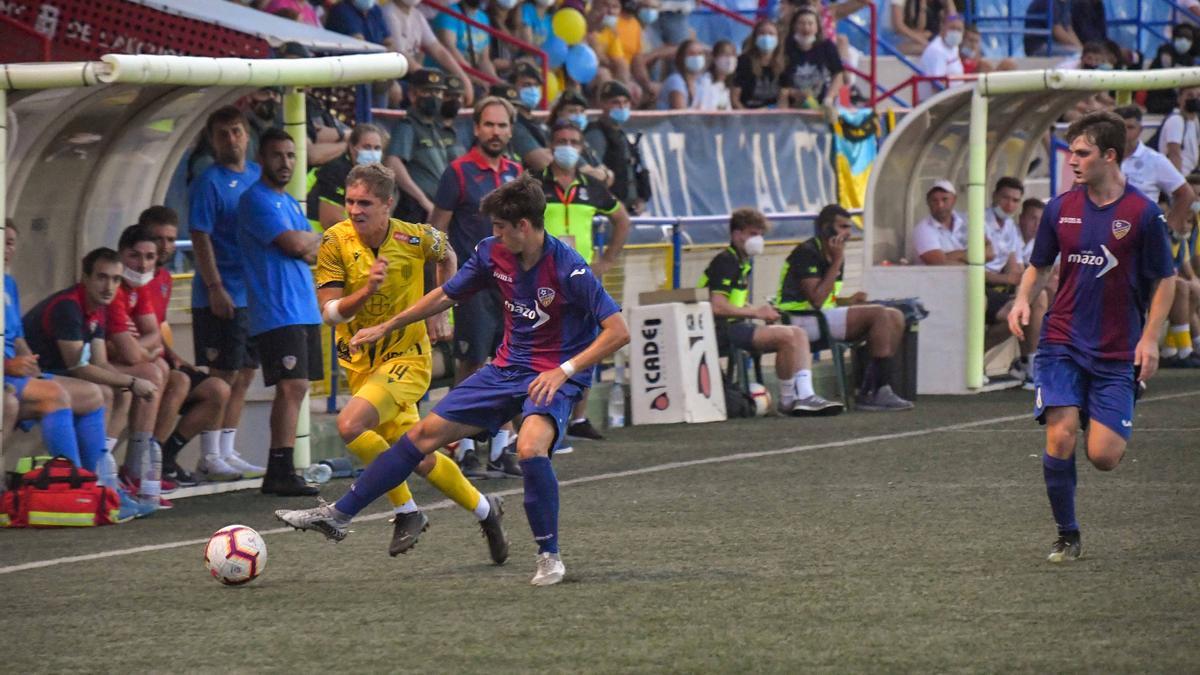 La UD Alzira, en un lance de la semifinal.