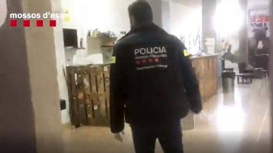Operatiu policial contra un club cannàbic de Figueres