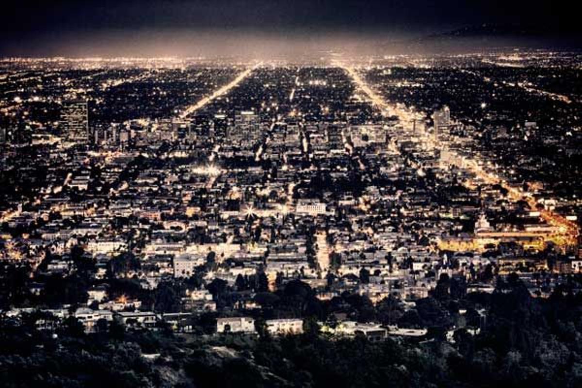 Los Ángeles de noche.