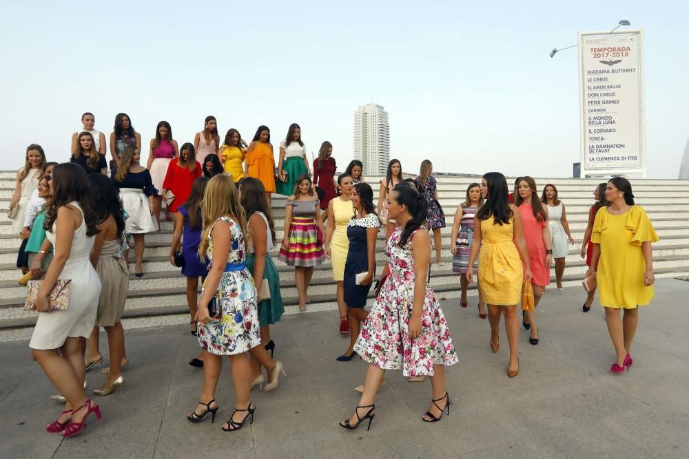 Presentación de las candidatas a falleras mayores 2018