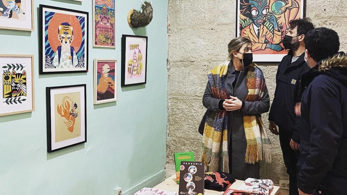 La exposición abre esta tarde en la Galería Maraca