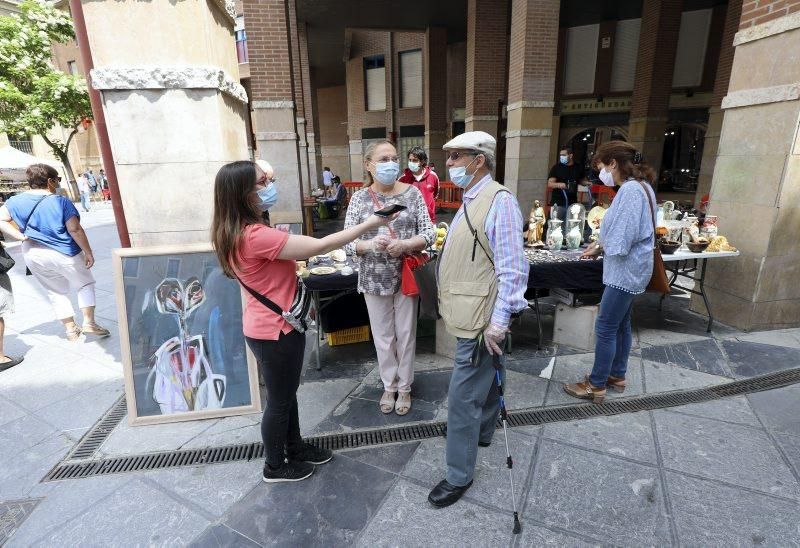 Reapertura de los rastrillos de antigüedades de la plaza de San Francisco y plaza de San Bruno