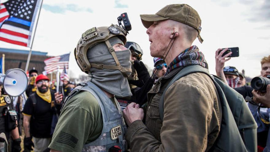 Las "marchas de Jericó" se tornan violentas en Washington y se extienden por EEUU