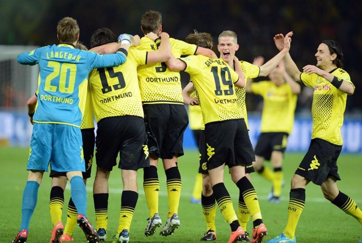 El Borussia Dortmund celebró el doblete