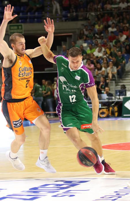 El conjunto de Luis Casimiro, con un inspirado Alberto Díaz (20 puntos), debuta en la Liga Endesa imponiéndose al Valencia Basket