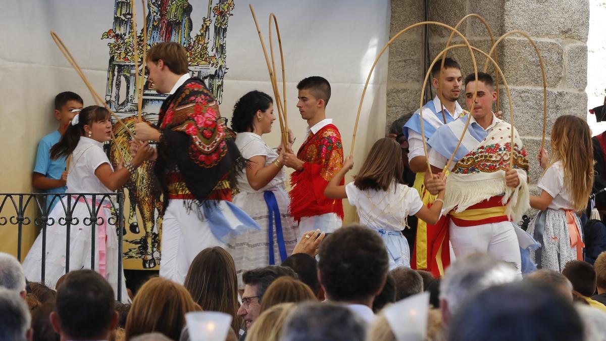 Una imagen de la última danza tradicional de As Pascuillas de A Franqueira. // Ricardo Grobas