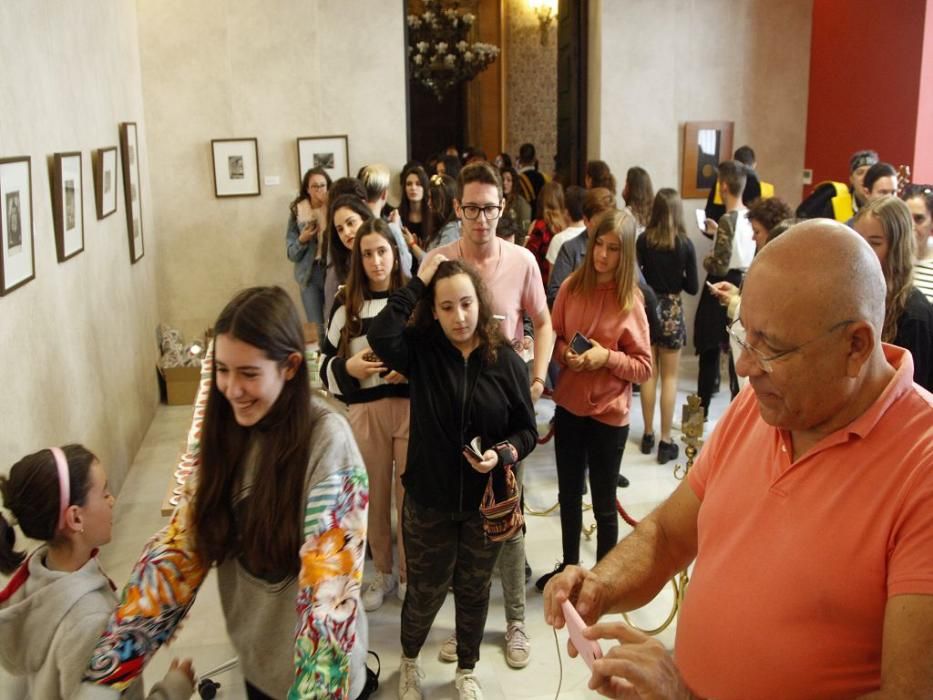 Ana Guerra, en el Ayuntamiento de Murcia