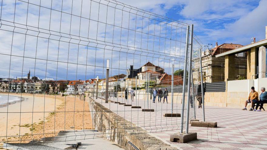Nigrán reparará después del verano el paseo de Panxón destrozado por los temporales