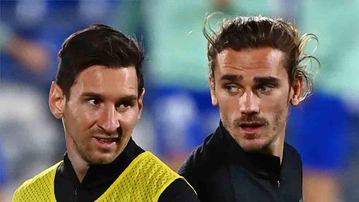 Griezmann parece que acompañará a Messi en el ataque en el clásico