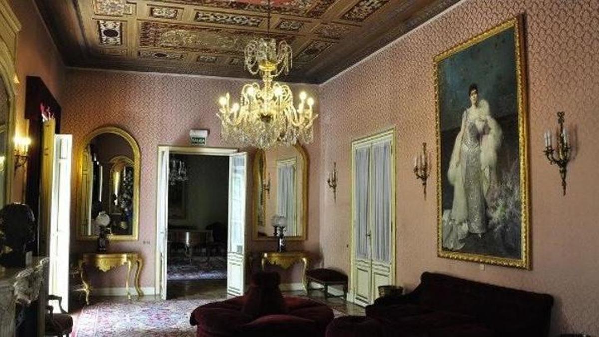 Una de las salas del Palacio Bauer.