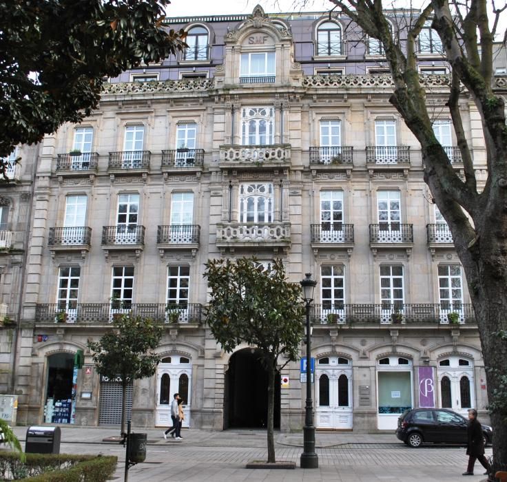 Los edificios de Jenaro de la Fuente en Vigo