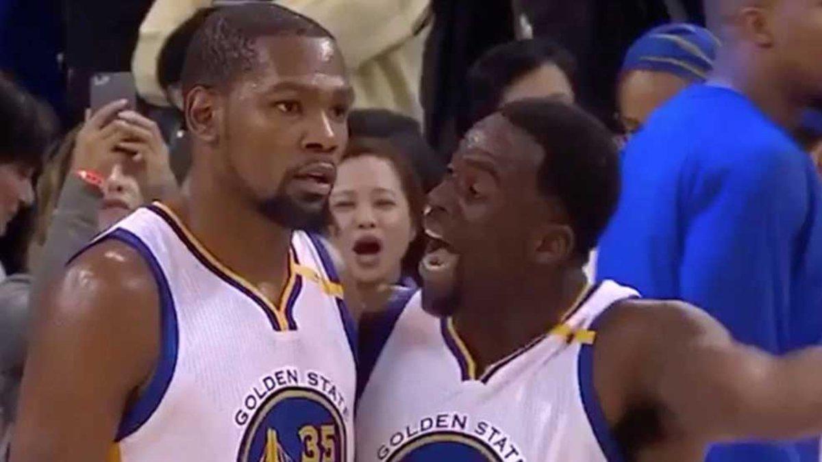 La relación entre Durant y Green está 'tocada' tras su incidente ante Clippers