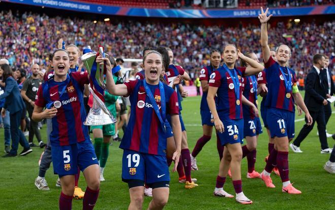 FC Barcelona – Olympique Lyon, la final de la Champions League femenina, en imágenes