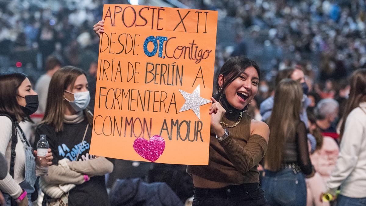 Aitana cautiva en el Sant Jordi