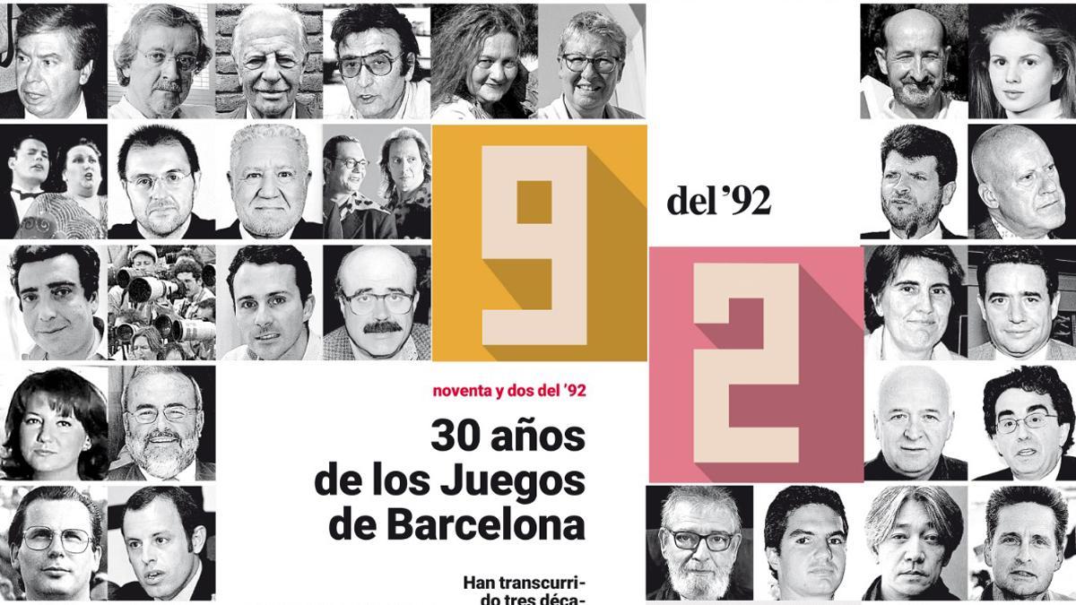 Portada del especial de los Juegos de Barcelona 92, cortada