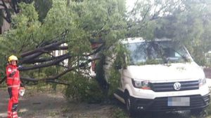 Pluges intenses, calamarsa i temporal elèctric a Catalunya