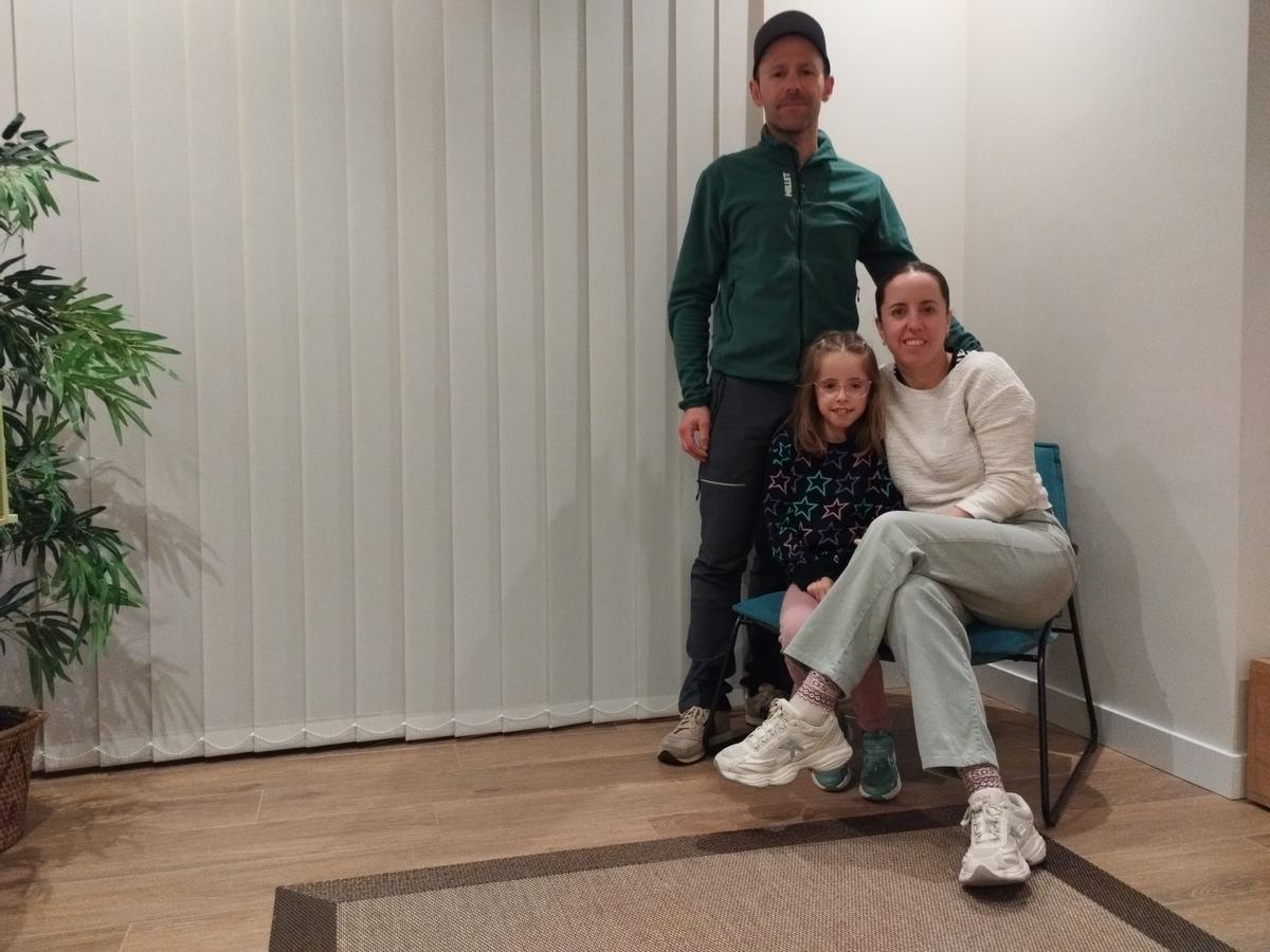 Borja Cuendias, Celia Cuendias e Irene Fernández.