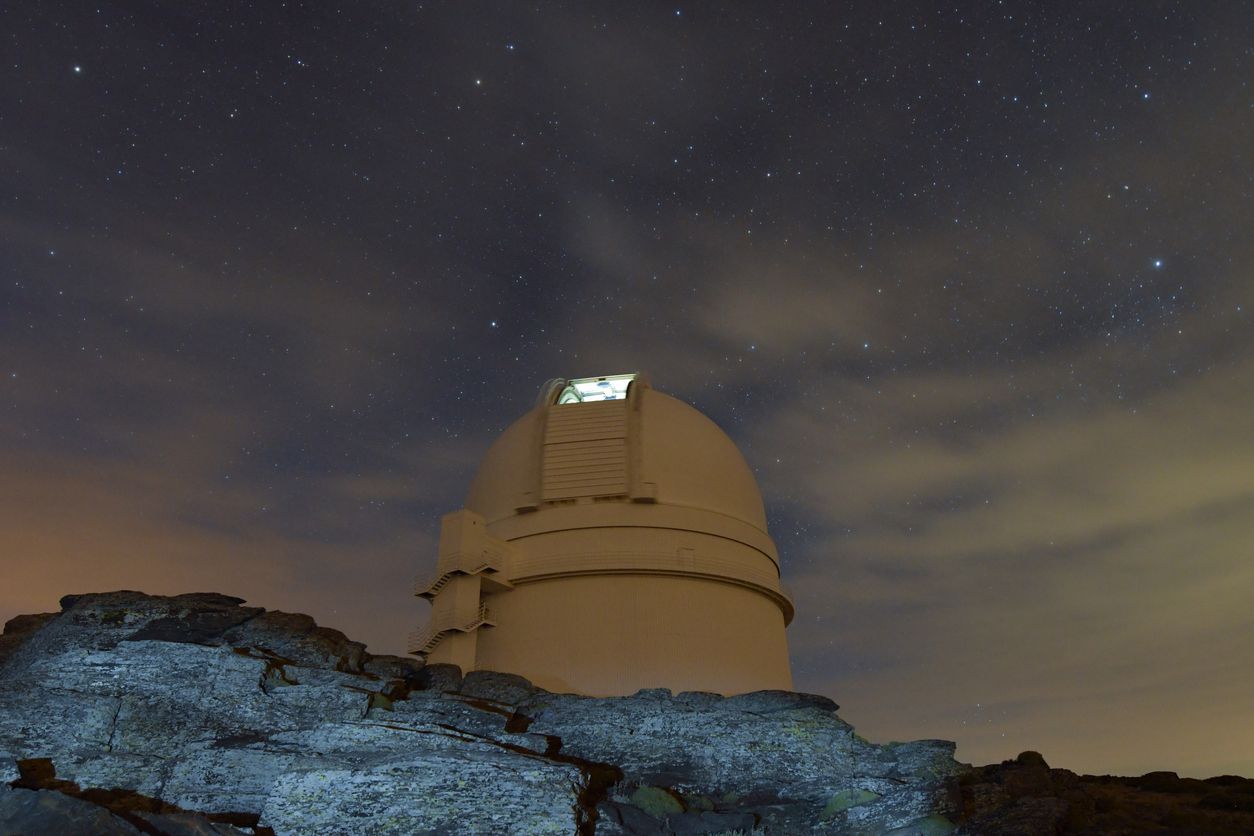 Fotografía nocturna en el observatorio de Calar Alto