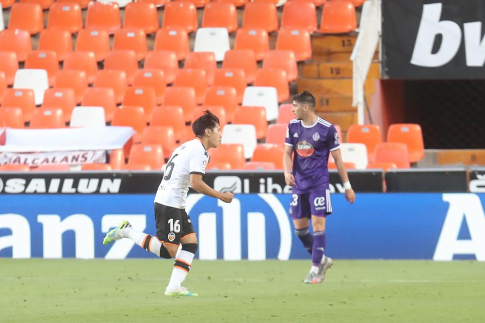 Las imágenes del Valencia CF - Valladolid