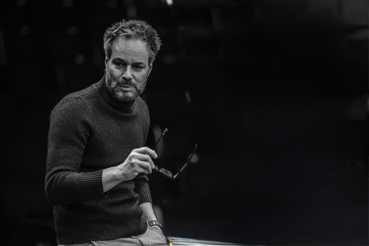 Josep Vicent, durante la grabación