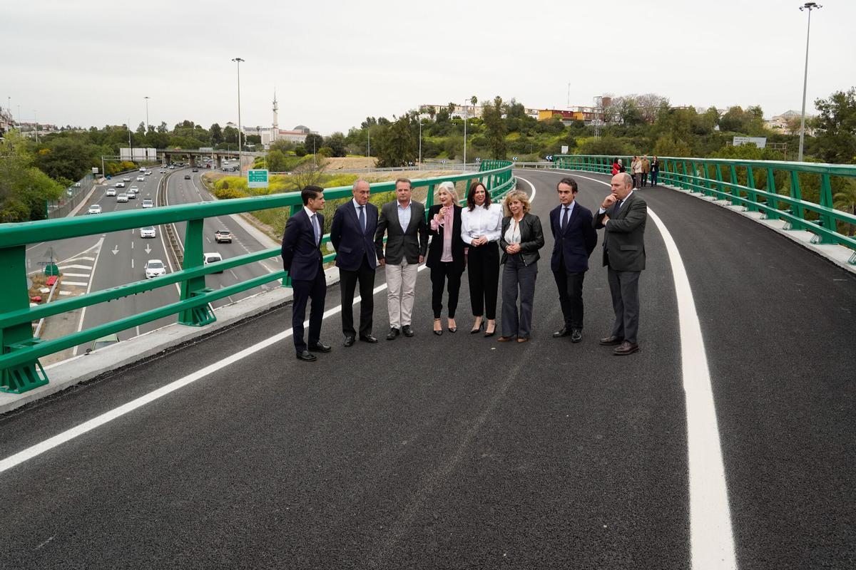 Inauguración del carril BUS-VAO de Sevilla