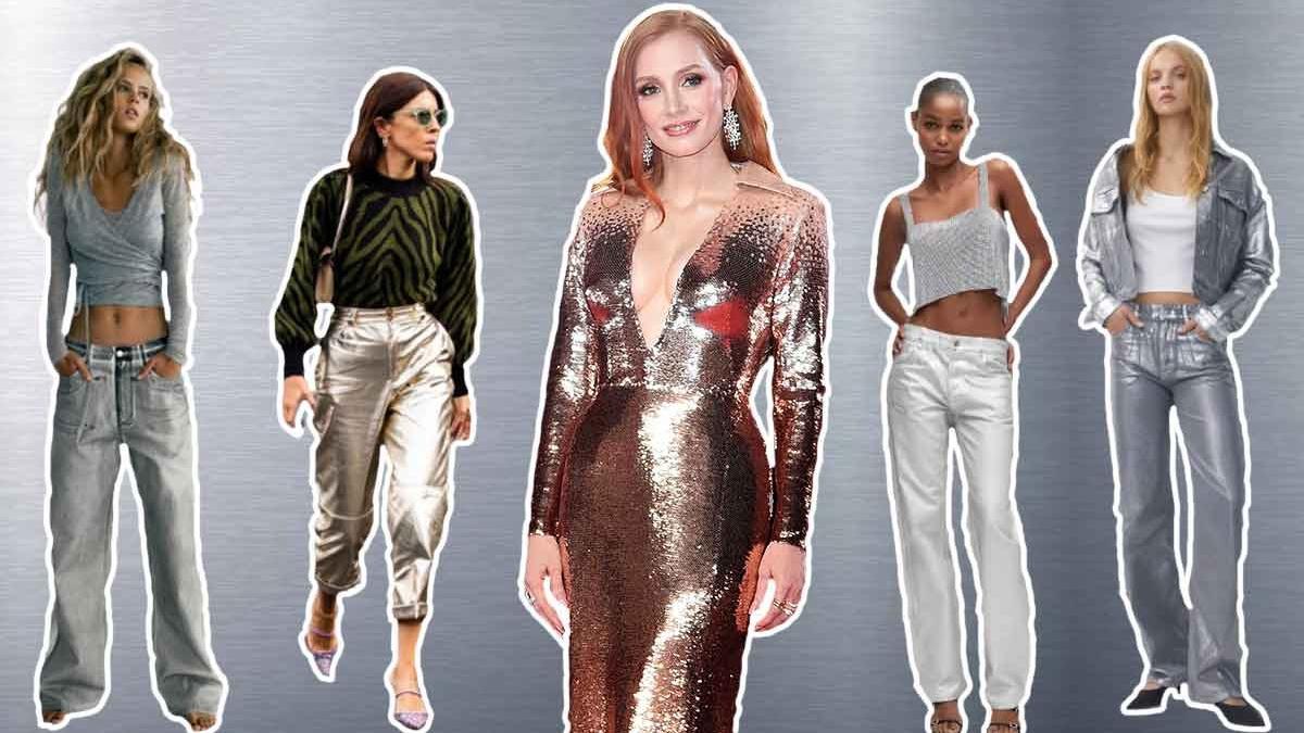 Club de Estilo: combo tendencia moda otoño brillo metalizados