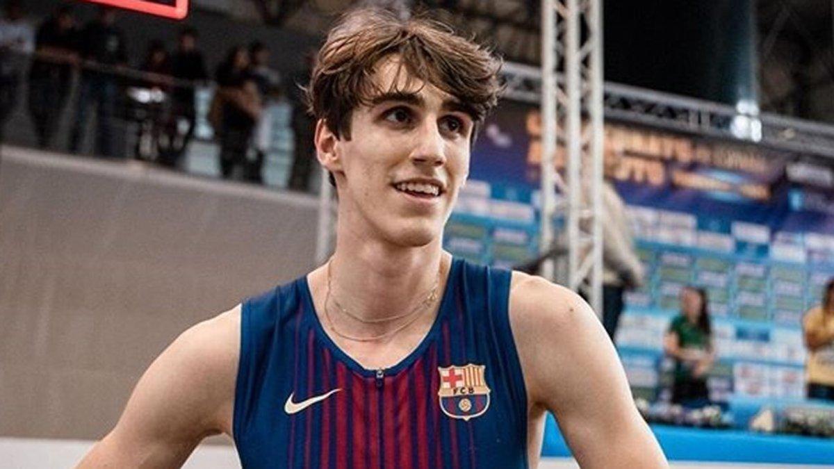 Bernat Erta ya es una de las estrellas del atletismo azulgrana