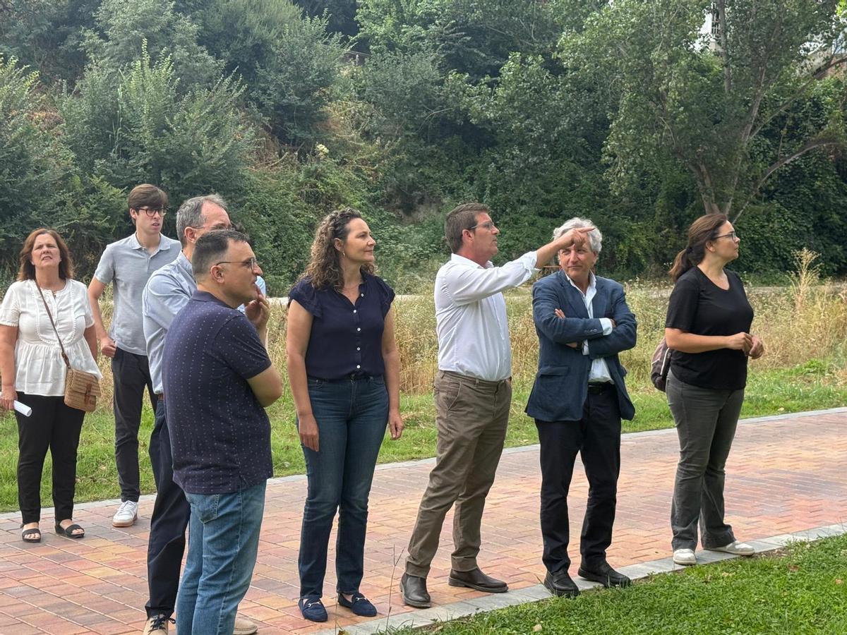 Visita institucional al enclave este lunes.