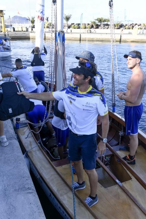 21-09-19 DEPORTES. BAHIA DEL PUERTO. LAS PALMAS DE GRAN CANARIA. Vela latina. Desempate Guanche-Tomás Morales por el título del Campeonato. Fotos: Juan Castro.  | 21/09/2019 | Fotógrafo: Juan Carlos Castro