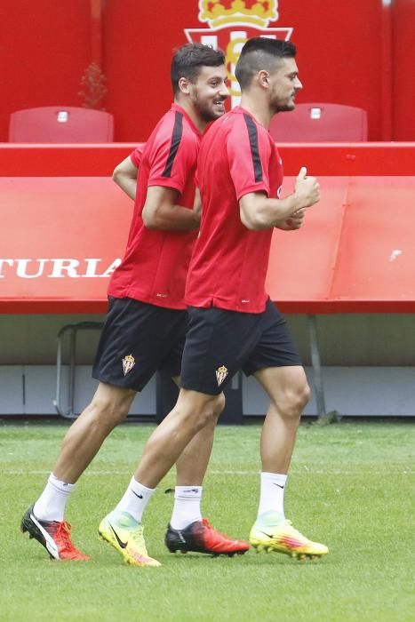 Entrenamiento del Sporting