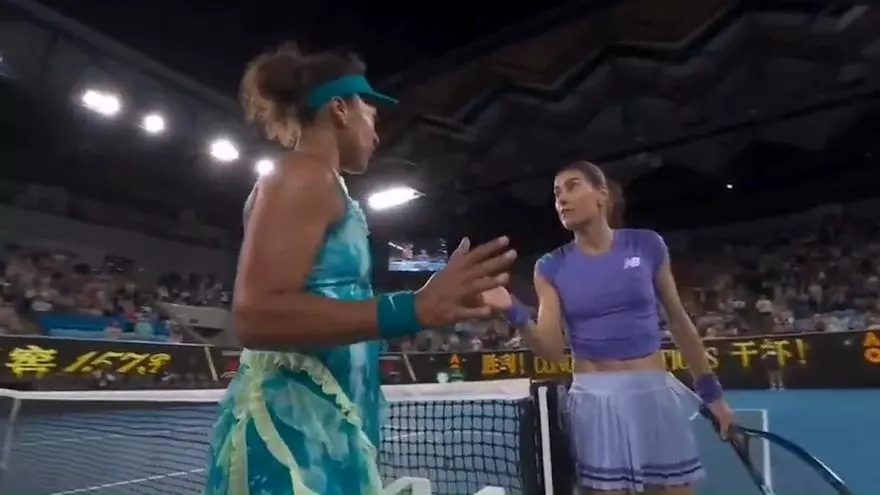 El enganchón entre Osaka y Cirstea