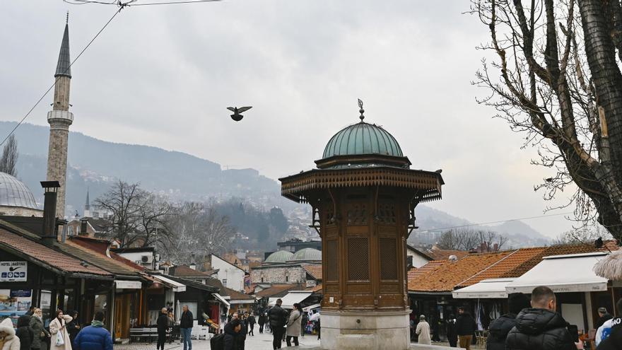Centro histórico de Sarajevo.