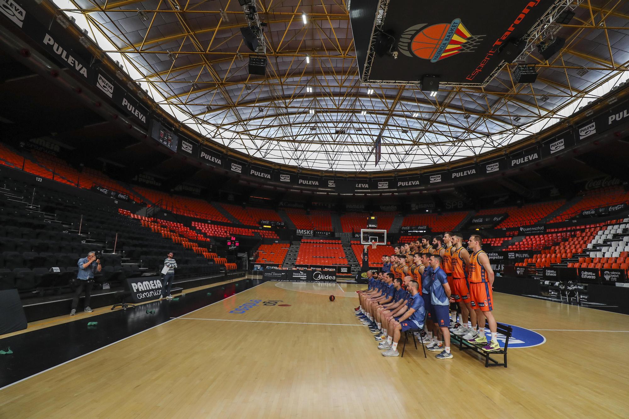Making of de la foto oficial del Valencia Basket