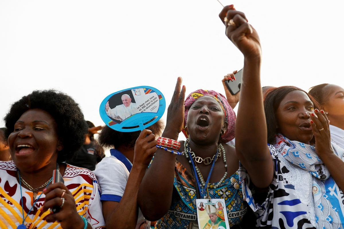 La visita del papa Francisco en el Congo