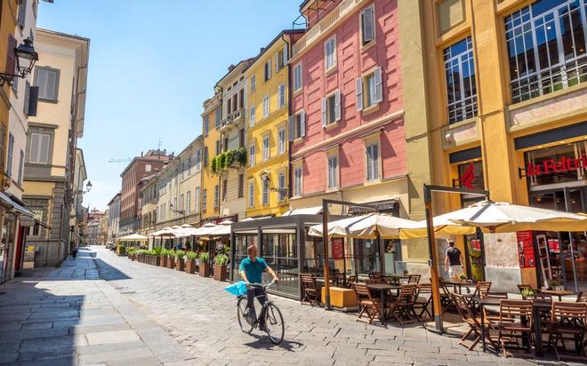 Parma, Italia, Bicicleta