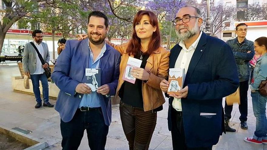 José Antonio Sau, Jes Lavado y Salvador Rivas, con sus nuevos libros.