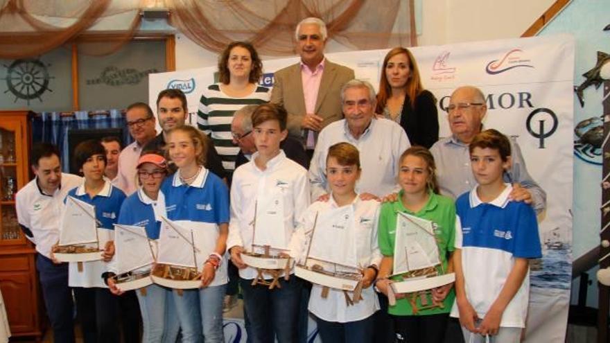 Los ganadores de la regata, tercera prueba puntuable del ranking autonómico.