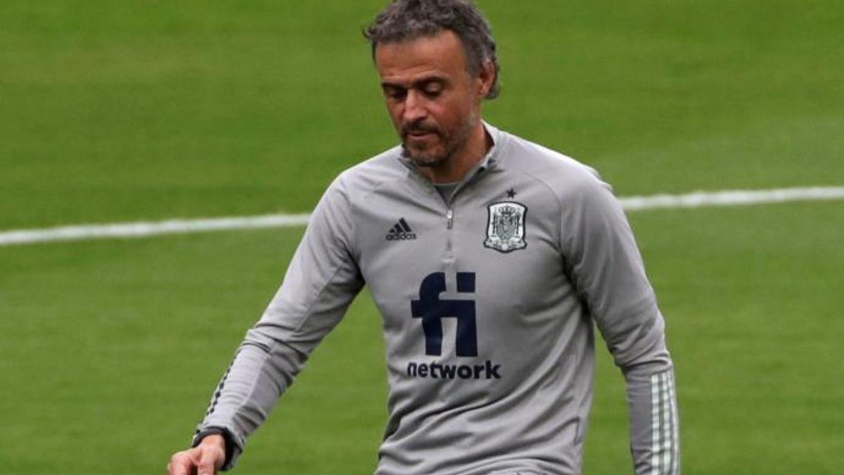 El seleccionador español, Luis Enrique.