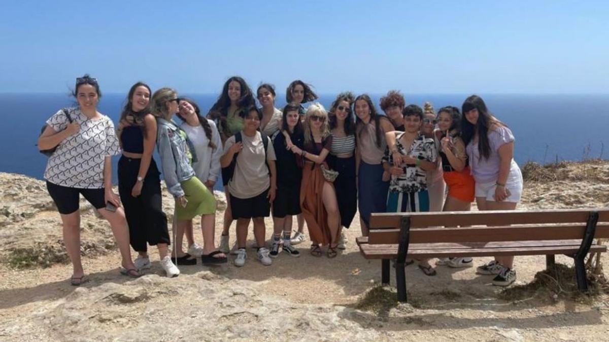 Los alumnos del IES Galileo Galilei, durante su estancia en Malta.  | CÓRDOBA