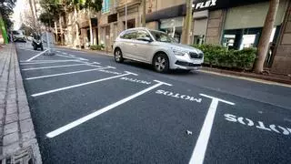 Finaliza el desmantelamiento del carril bici en el centro de Santa Cruz de Tenerife