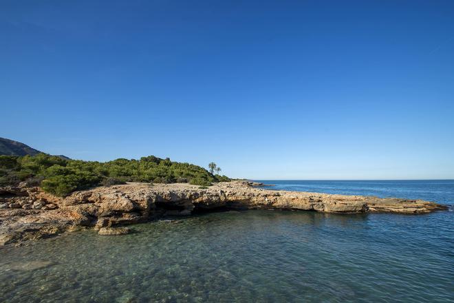 Cala Alcalà de Xivert, Sierra de Irta