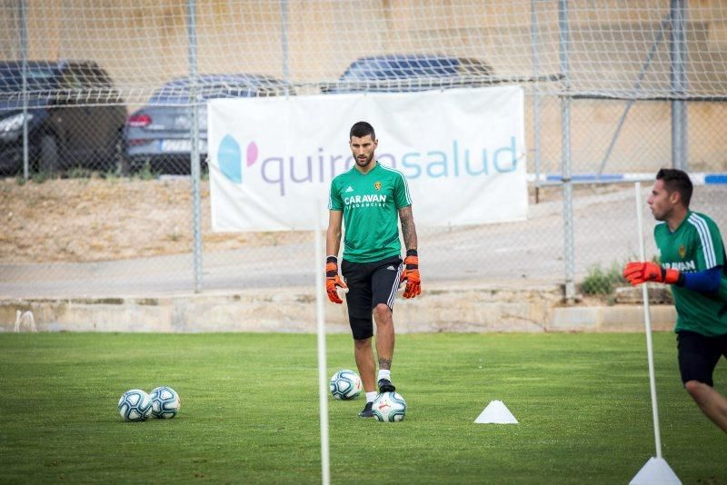 Entrenamiento del Real Zaragoza del 24 de julio