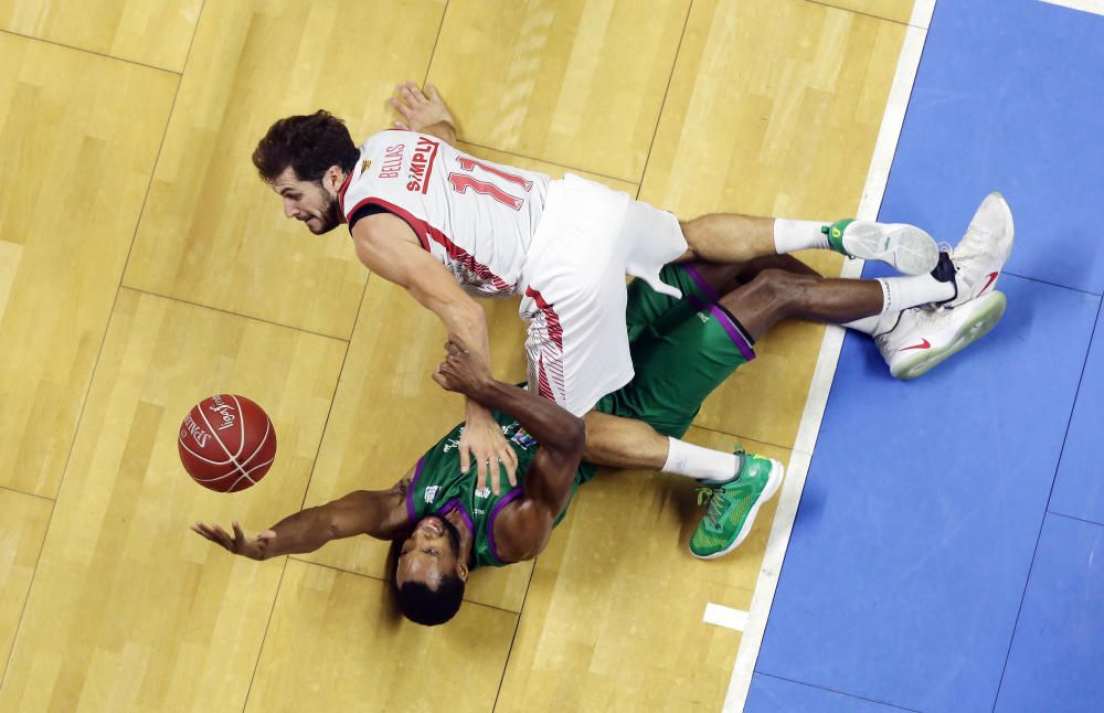 Inesperada derrota del Unicaja en su debut como local.